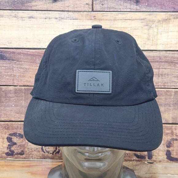 Tillak Coho Six Panel Hat Nylon 6 Panel Adjustable Clip On One Size Black Explor - Picture 2 of 9